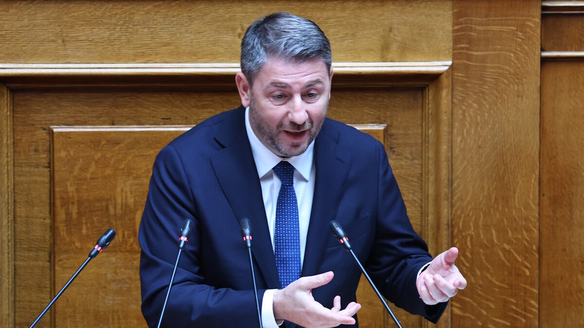 Ο πρόεδρος του ΠΑΣΟΚ, Νίκος Ανδρουλάκης
