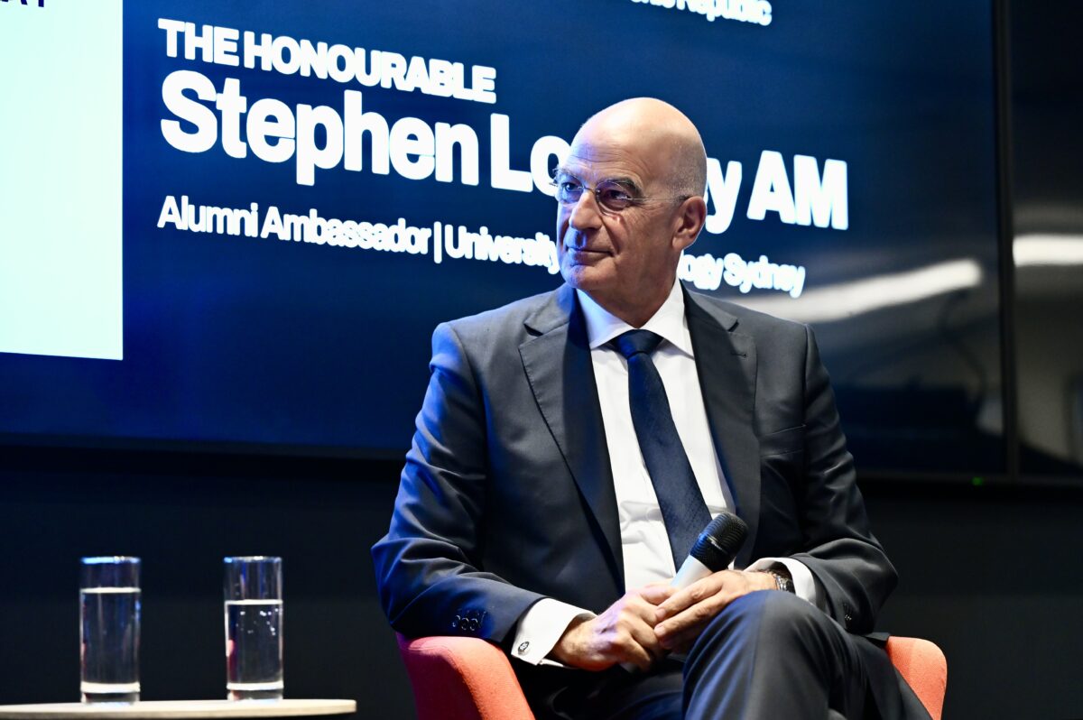 Νίκος Δένδιας από Σίδνεϊ: «Η Κύπρος είναι το κλειδί για τις σχέσεις Ελλάδας - Τουρκίας»