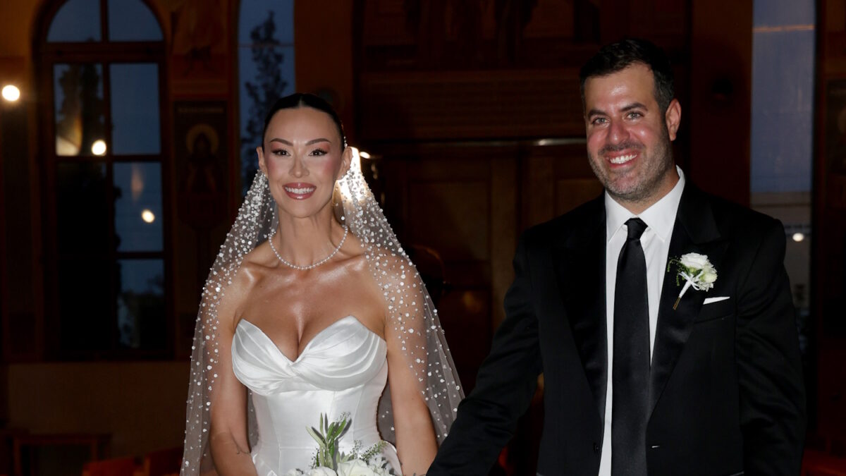 Γάμος Δώρας Παντέλη και Τζον Μεραμβελιωτάκης