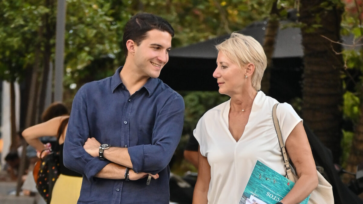Η χειρουργός Νατάσα Παζαΐτη και ο γιος της Αλέξανδρος