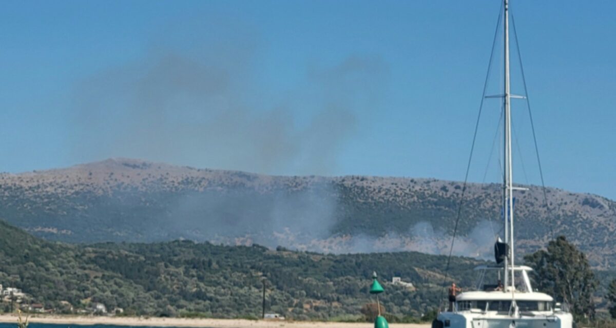 Φωτιά στην Πλαγιά Αιτωλοακαρνανίας - Επιχειρούν εναέρια μέσα
