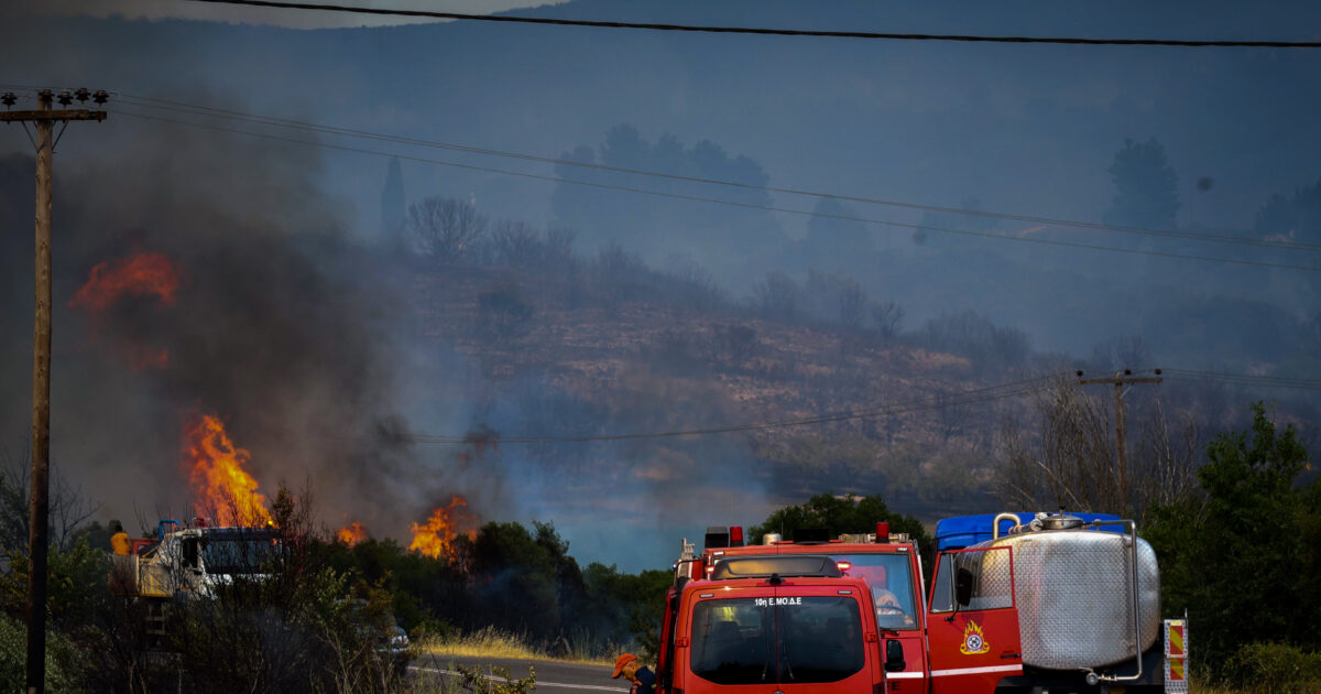 Φωτιά στη Σίβηρη Χαλκιδικής: Μήνυμα του 112 για ετοιμότητα – Και εναέρια στη μάχη της κατάσβεσης