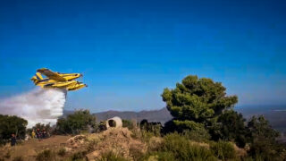 Πυρκαγιά σε αγροτοδασική έκταση που ξεκίνησε τα ξημερώματα στην περιοχή Φλόκα στην Αχαϊα, Παρασκευή 31 Ιουλίου 2026 (apoixos.gr/EUROKINISSI)