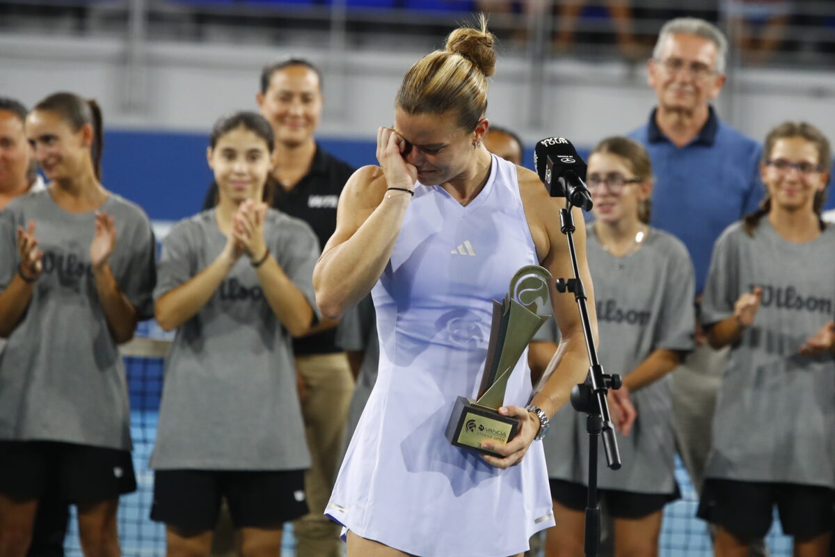 Δάκρυσε η Μαρία Σάκκαρη στον τελικό του Athens Open: «Αγάπη μου σε ευχαριστώ» είπε στον Κωνσταντίνο Μητσοτάκη