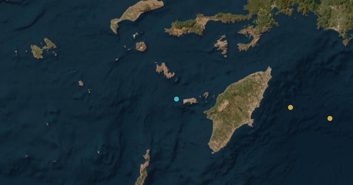 Σεισμός στην Χάλκη μεγέθους 3,6 Ρίχτερ