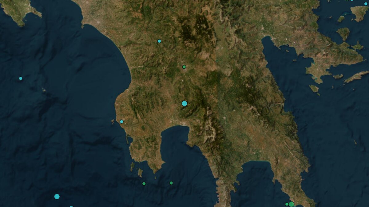 Σεισμός στα Αρφάρα Μεσσηνίας μεγέθους 3,9 Ρίχτερ