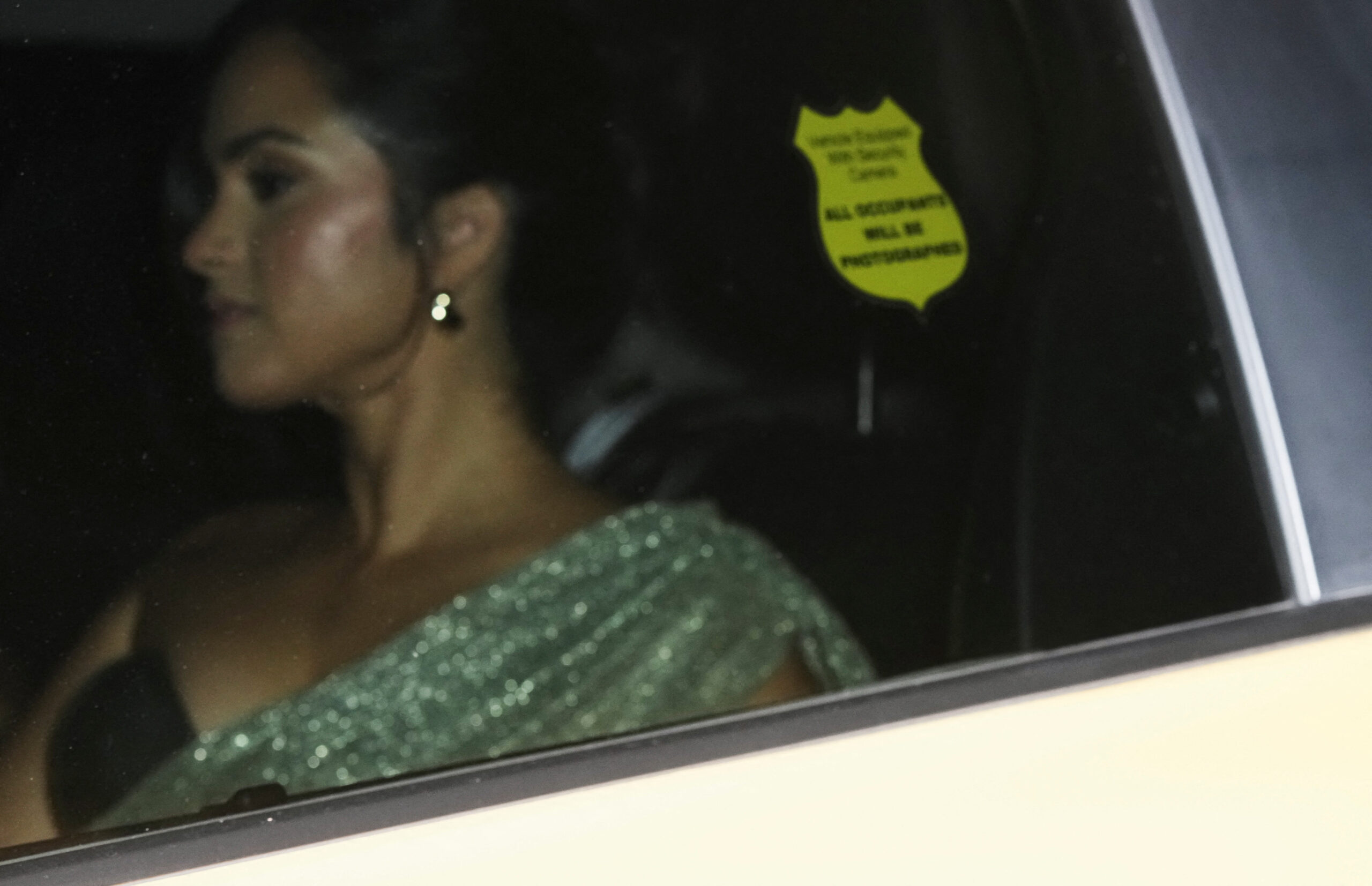 Selena Gomez departs Madison Square Garden, the venue for the wedding celebrations of singer Taylor Swift and National Football League (NFL) player Travis Kelce, in New York, U.S., July 4, 2026. REUTERS