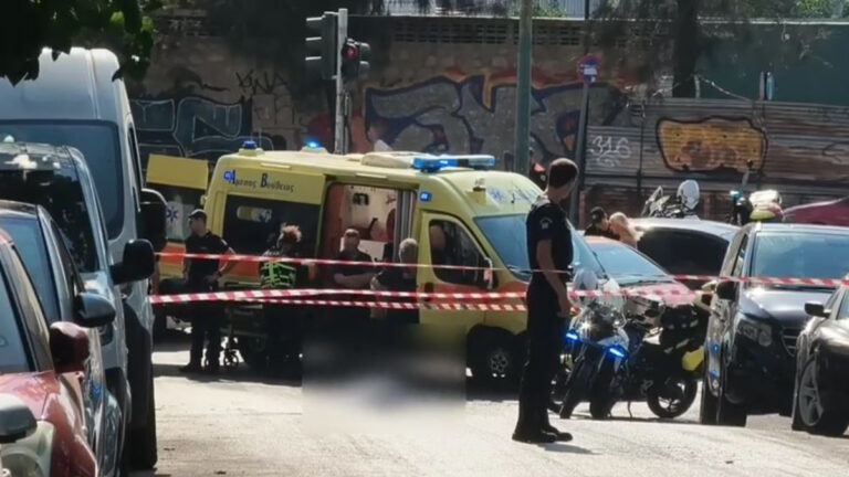 Το σημείο που έχει αποκλειστεί από τις Αρχές