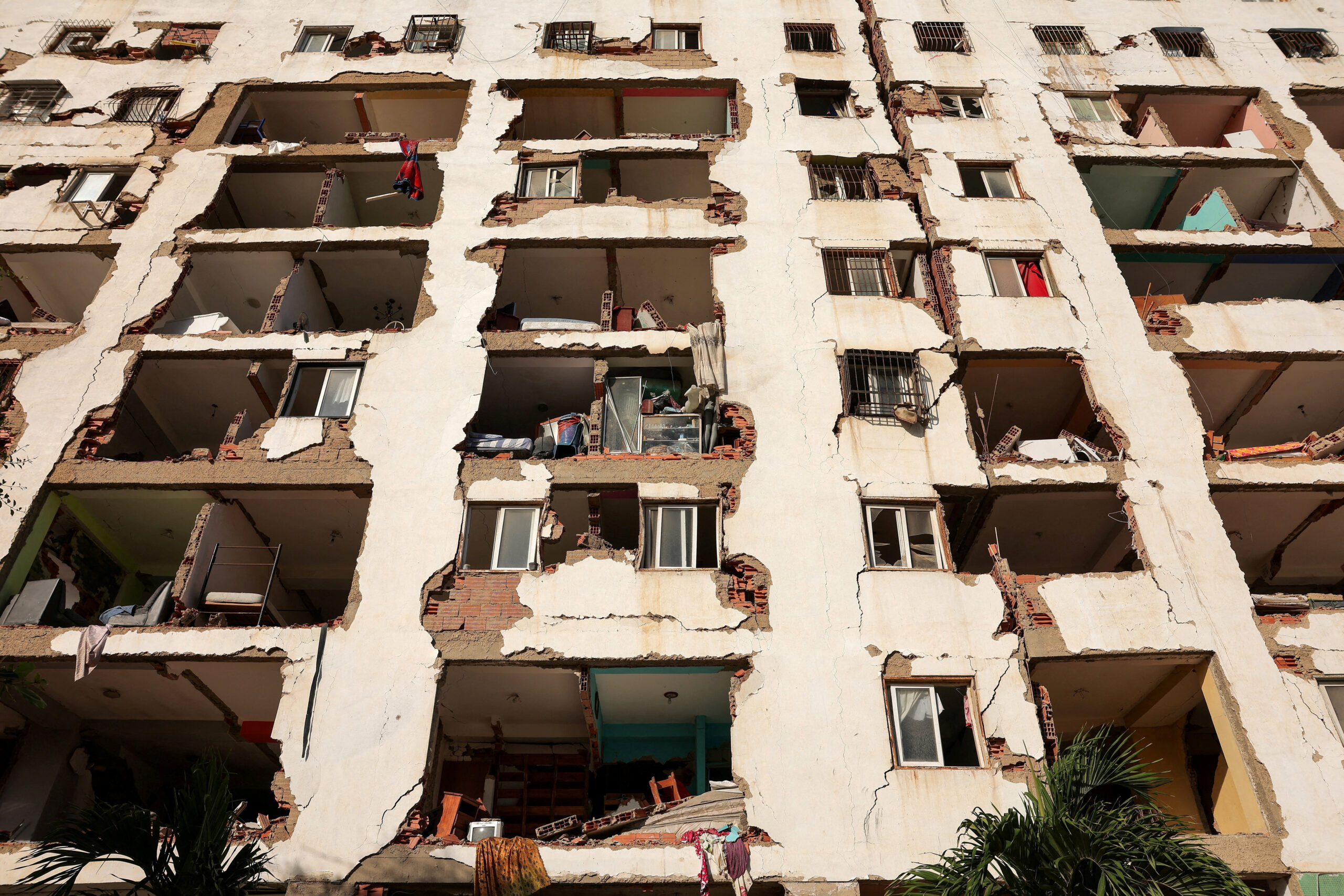 A view of a damaged building, in the aftermath of the June 24 earthquakes, in La Guaira, Venezuela, July 13, 2026. REUTERS