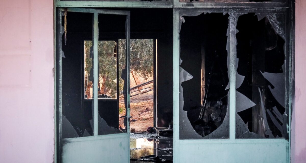 Έκρηξη σε βιοτεχνία επισκευής σωστικών λεμβών στην περιοχή Λιβάδια στα Χανιά, με έναν σοβαρά τραυματία, Πέμπτη 23 Ιουλίου 2026 (ΓΙΑΝΝΗΣ ΑΓΓΕΛΑΚΗΣ/EUROKINISSI)