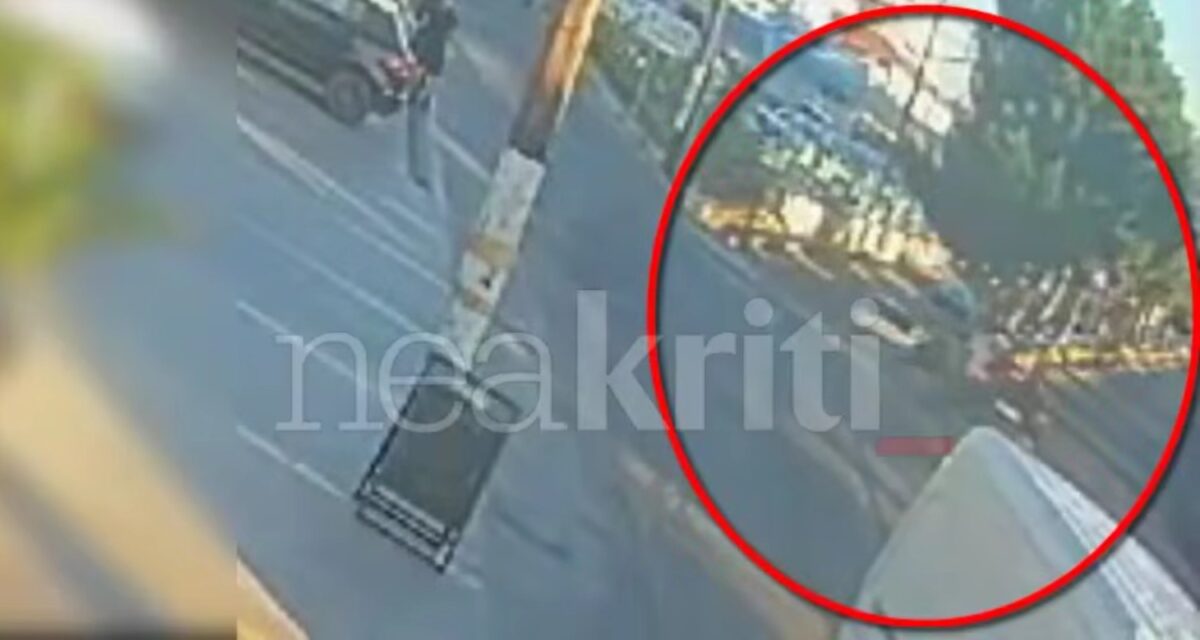 Ηράκλειο: Η στιγμή που ο μεθυσμένος τουρίστας διέλυσε με το τζιπ του αυτοκίνητα και τούμπαρε στη μέση του δρόμου