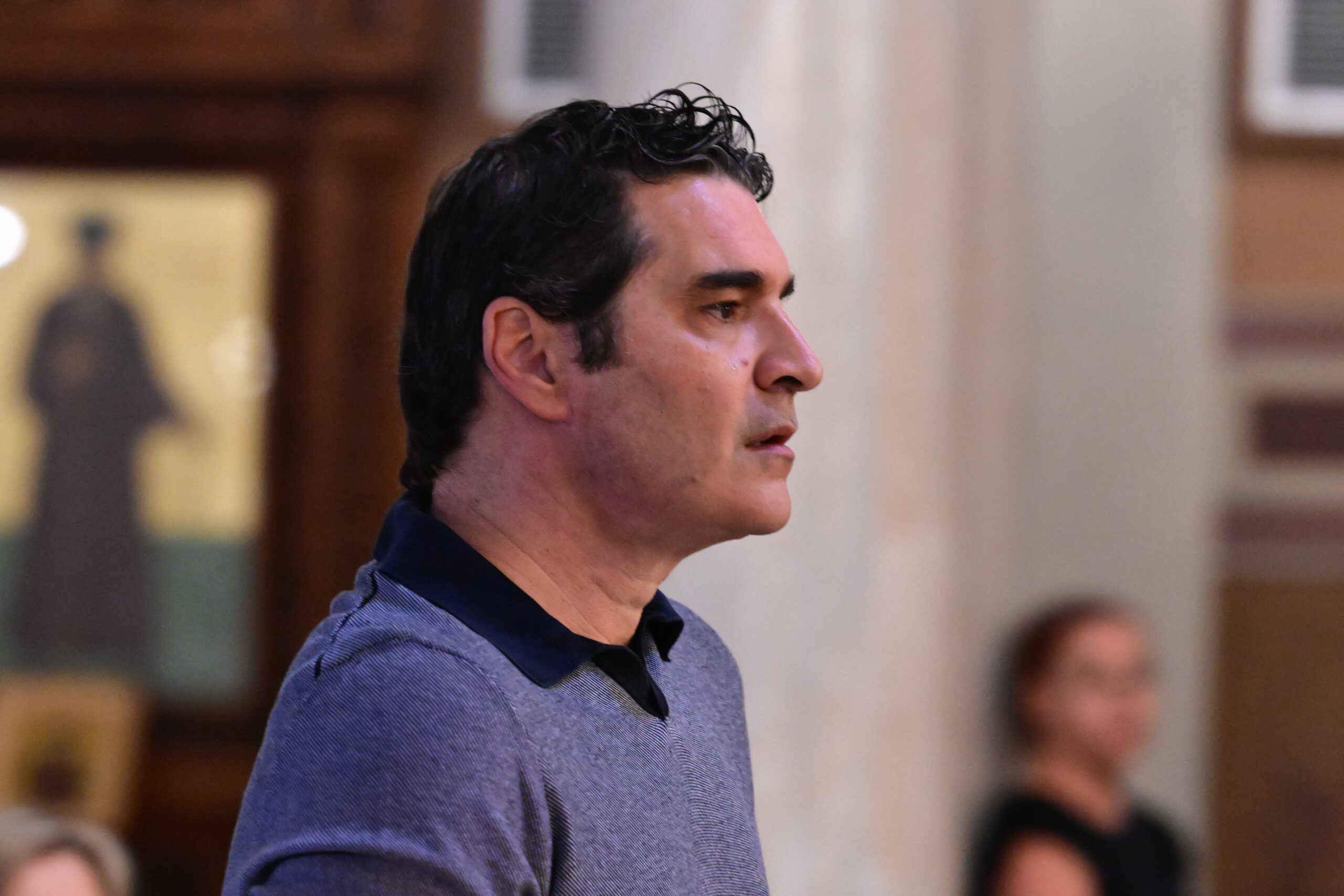 Εξόδιος ακολουθία στην Μητρόπολη Αθηνών της ηθοποιού Μάρως Κοντού, Παρασκευή 17 Ιουλίου 2026 (ΤΑΤΙΑΝΑ ΜΠΟΛΑΡΗ/EUROKINISSI)