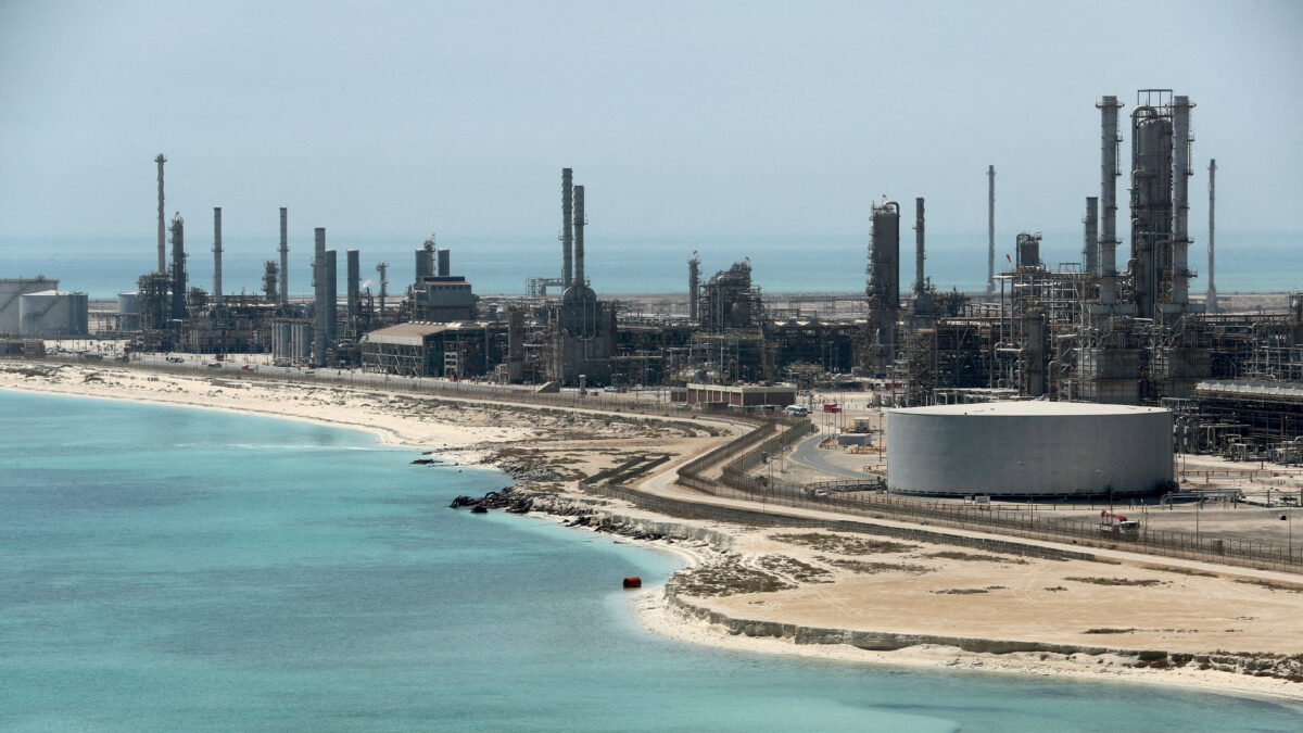 FILE PHOTO: General view of Saudi Aramco's Ras Tanura oil refinery and oil terminal in Saudi Arabia, May 21, 2018.