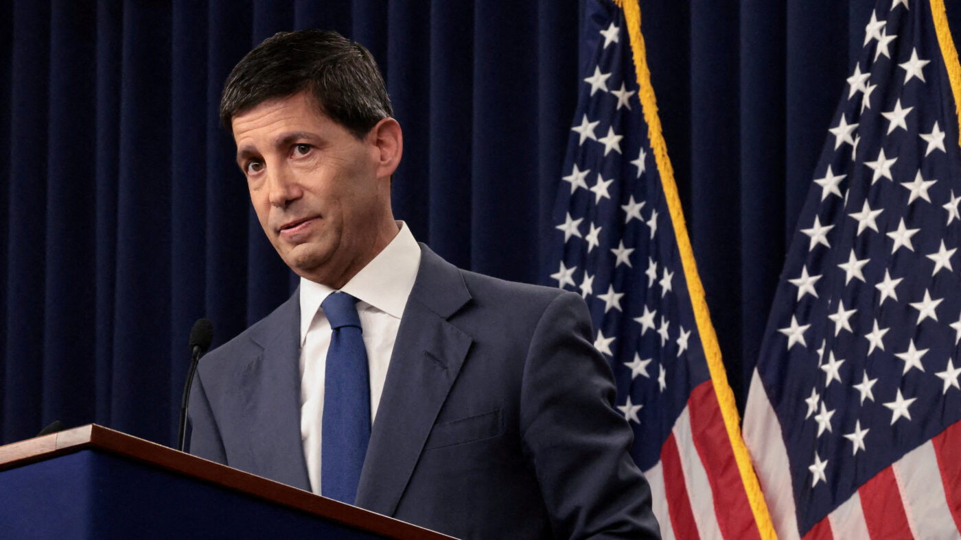 FILE PHOTO: U.S. Federal Reserve Chairman Kevin Warsh holds a press conference at the Federal Reserve, in Washington, D.C., U.S. July 29, 2026.