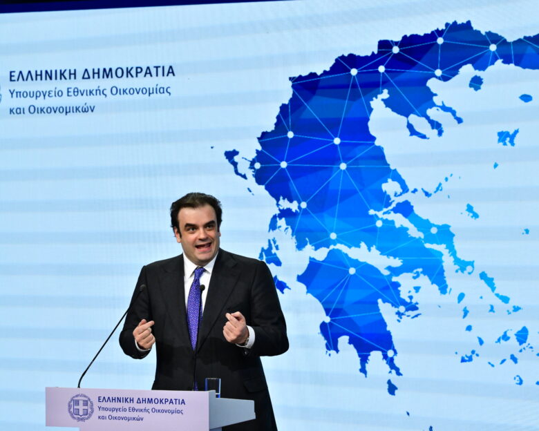 Ο Πρωθυπουργός Κυριάκος Μητσοτάκης στην εκδήλωση που διοργανώνει το Υπουργείο Εθνικής Οικονομίας και Οικονομικών για την παρουσίαση του Εθνικού Προγράμματος Ανάπτυξης 2026-2030 στο Ωδείο Αθηνών. Τρίτη 21 Ιουλίου 2026