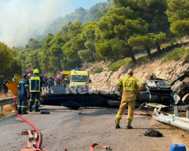 Πτώση ελικοπτέρου στην Ψάθα
