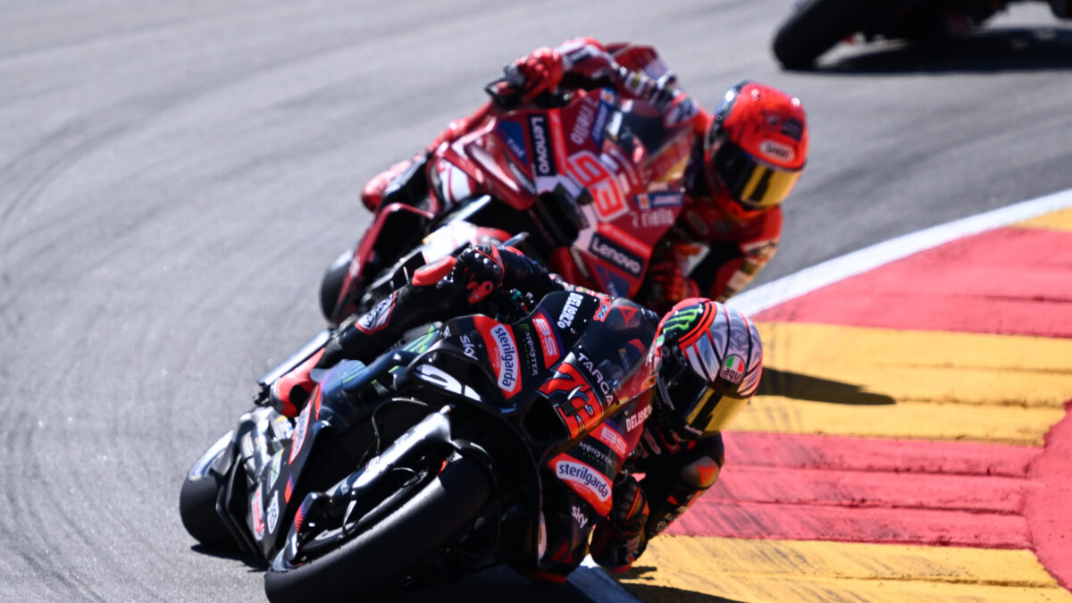 MotoGP Aragon Grand Prix in Spain Bezzecchi - M. Marquez