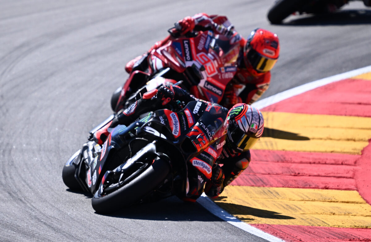 MotoGP Aragon Grand Prix in Spain Bezzecchi - M. Marquez