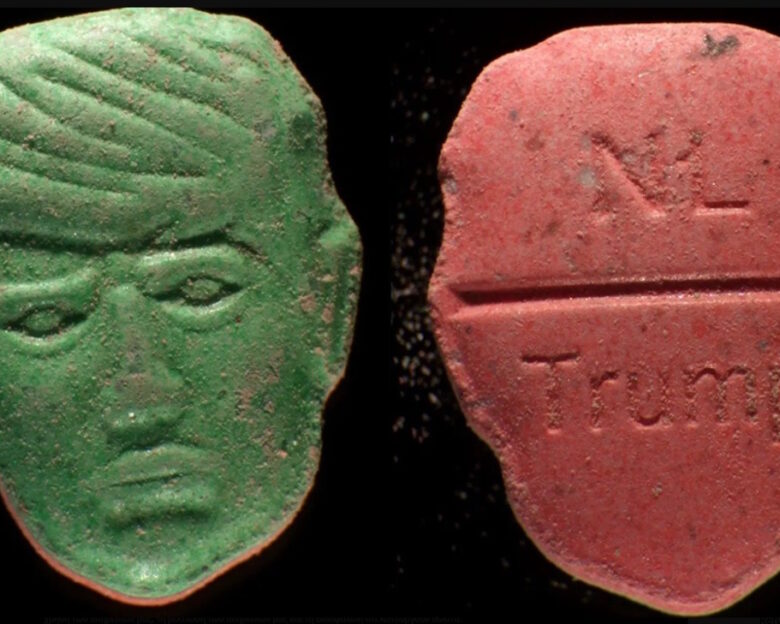 Χάπια ecstasy με το πρόσωπο του Τραμπ κατασχέθηκαν στην Ολλανδία