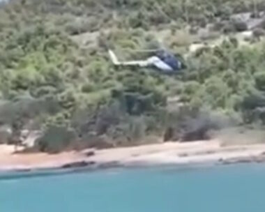 Το ελικόπτερο στις Σπέτσες