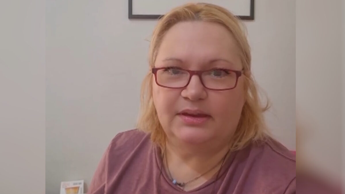 Η Καίτη Φίνου στο βίντεο που δημοσιοποίησε