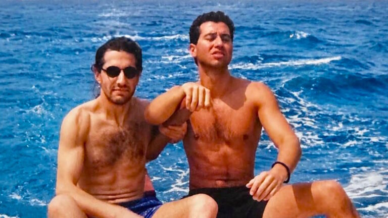 Φοίβος και Δημήτρης Κόκοτας σε φωτογραφία που δημοσίευσε ο συνθέτης στο facebook