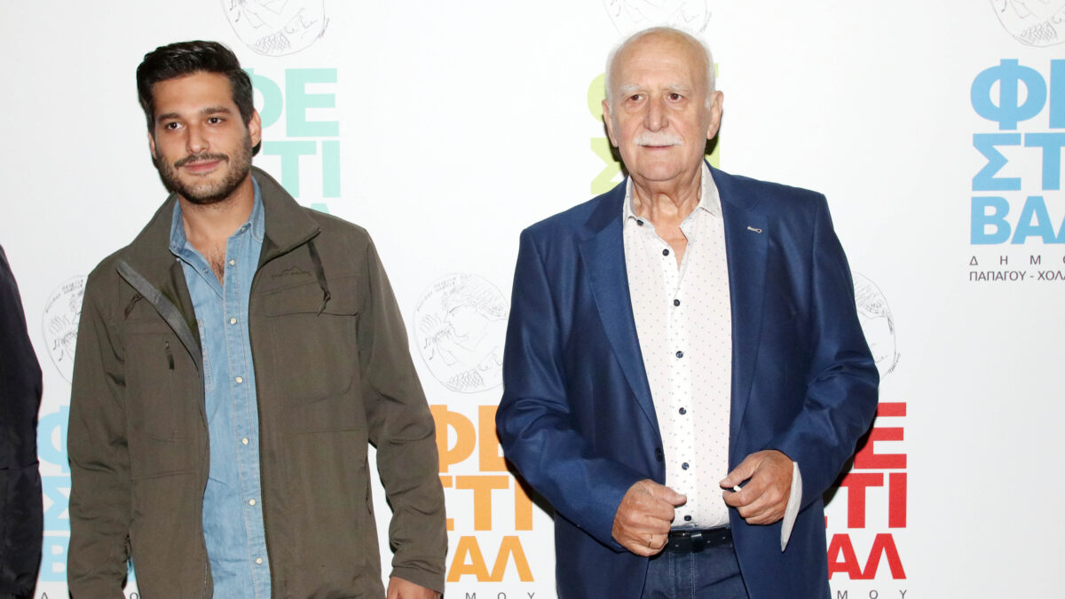 Ο Φοίβος Παπαδάκης με τον Γιώργο Παπαδάκη
