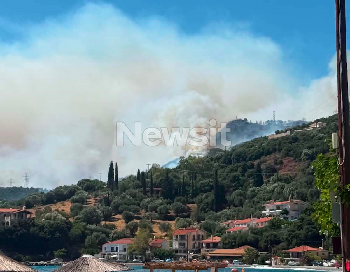 Φωτιά στο Σκάλωμα Φωκίδας: Αλλεπάλληλα μηνύματα του 112 για εκκενώσεις - «Απομακρυνθείτε προς Ναύπακτο»