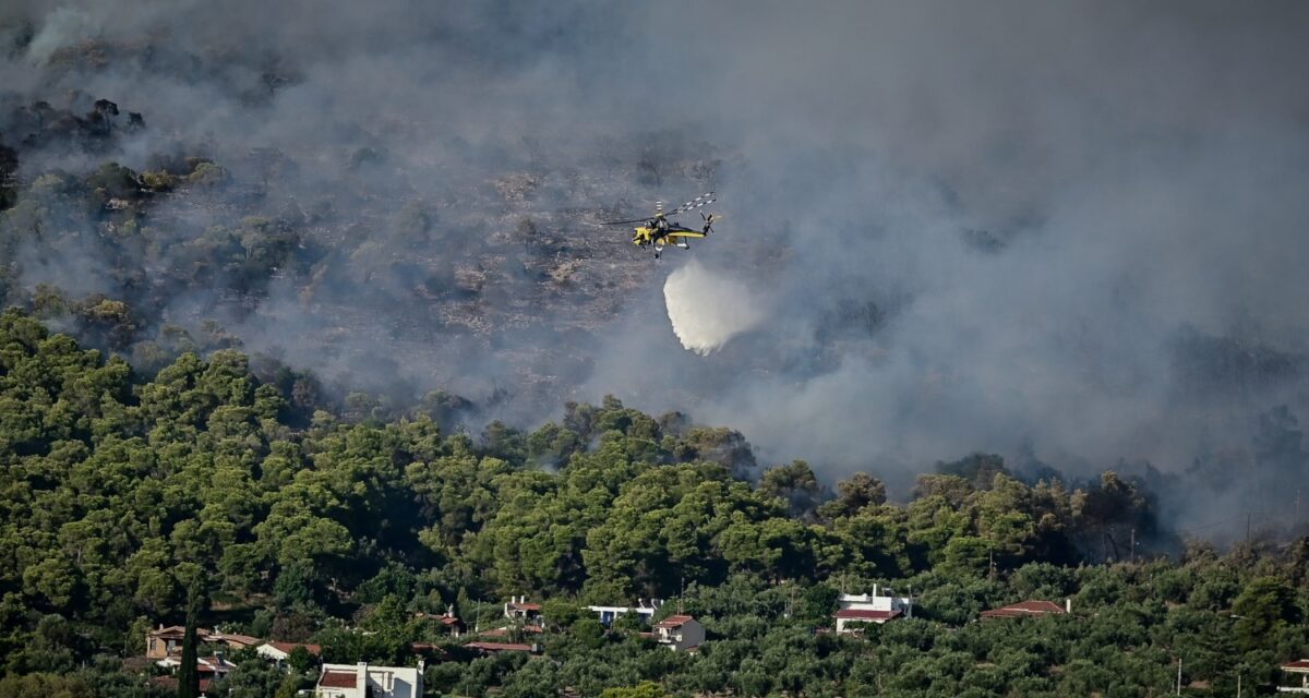 Για 4η ημέρα συνεχίζεται η μάχη με την μεγάλη πυρκαγιά που ξεκίνησε από την Βοιωτία και επεκτάθηκε και στην Αττική. Δευτέρα 3 Αυγούστου 2026 (ΜΙΧΑΛΗΣ ΚΑΡΑΓΙΑΝΝΗΣ / EUROKINISSI)