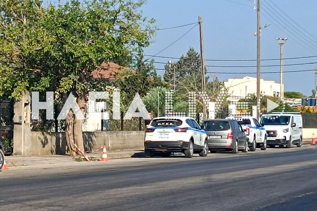 Περιπολικά της αστυνομίας στη Γαστούνη Ηλείας