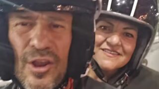 Ο Αλέξης Γεωργούλης και η Βίκυ Σταυροπούλου