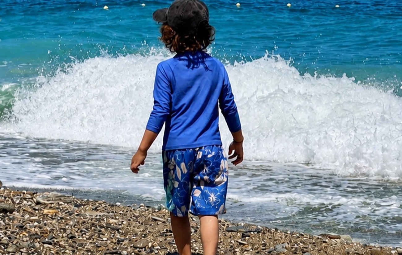 Ο Πάνος Ιωαννίδης δημοσίευσε μία πόζα του 4χρονου γιου του από τις διακοπές τους