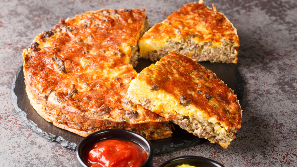 American Cheeseburger Pie