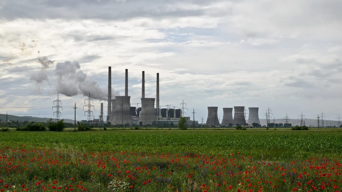 Thermal power station in Turceni, Gorj county, Romania
