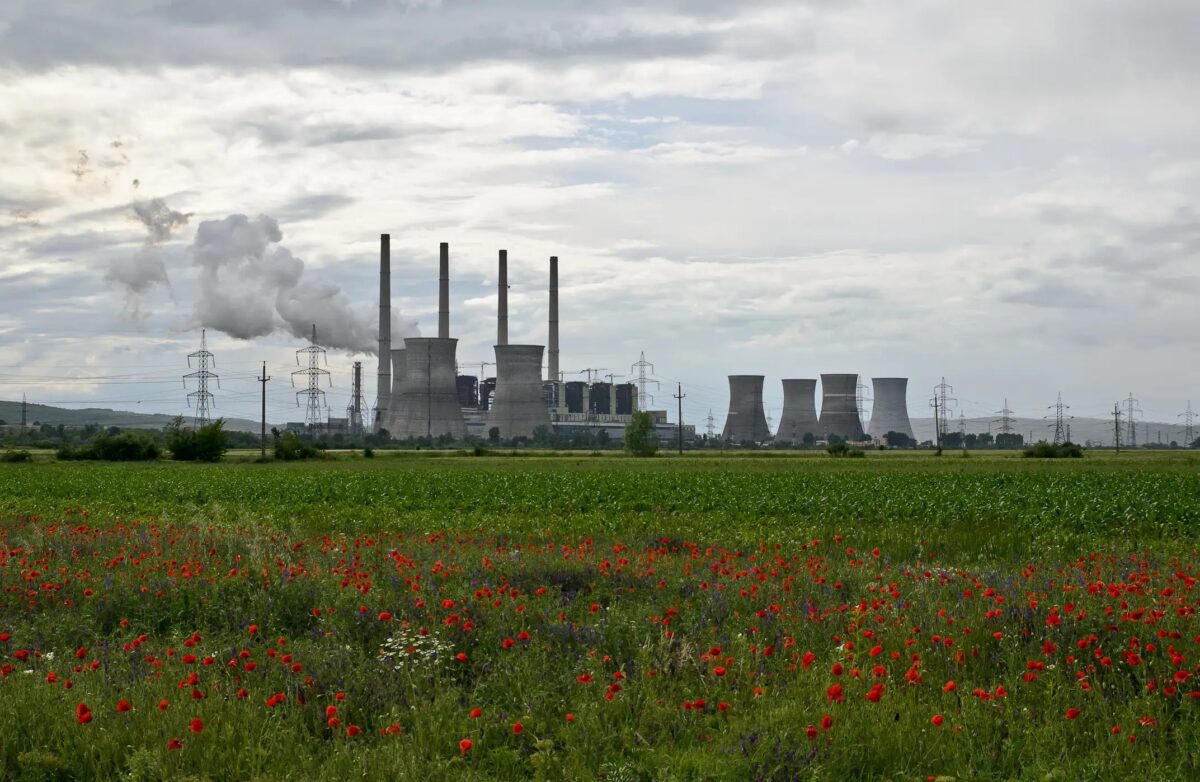 Thermal power station in Turceni, Gorj county, Romania