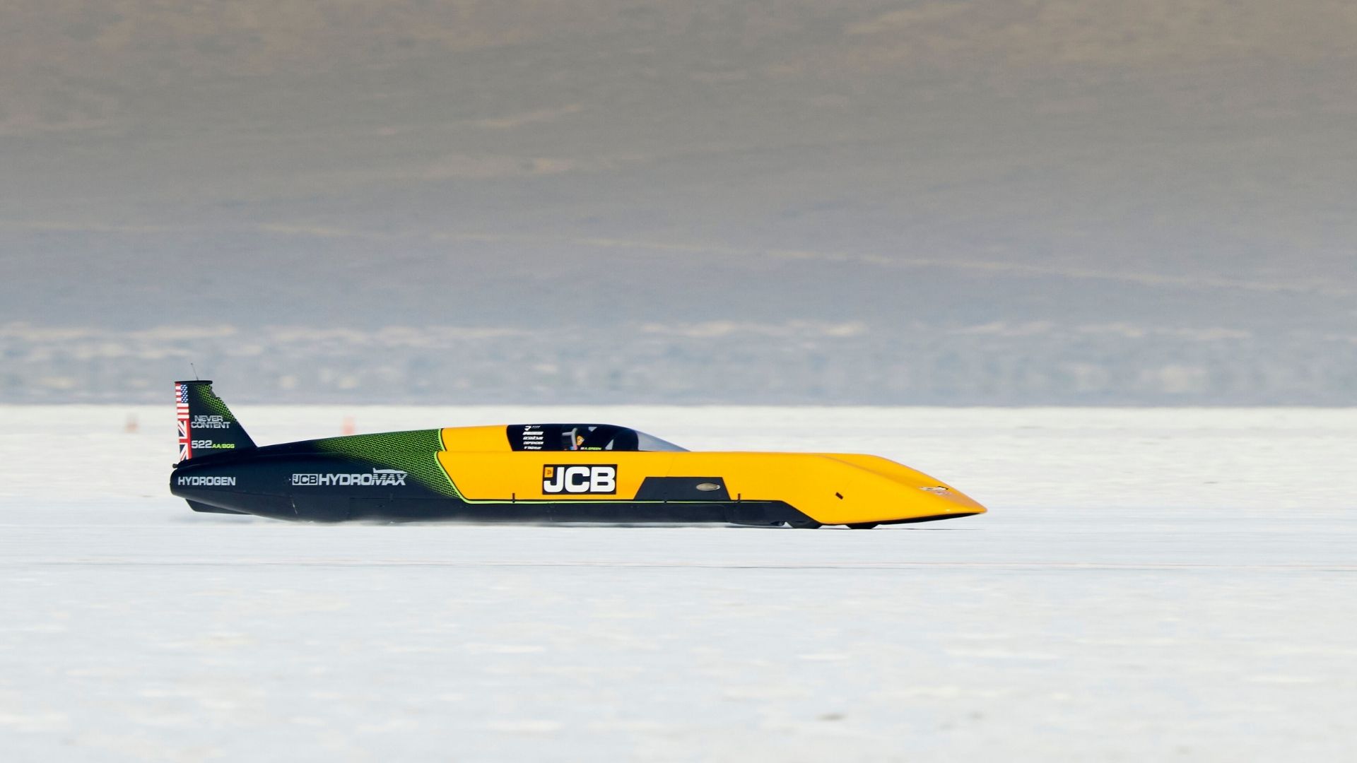 Ρεκόρ ταχύτητας το υδρογονοκίνητο JCB Hydromax με 592,8 χλμ./ώρα