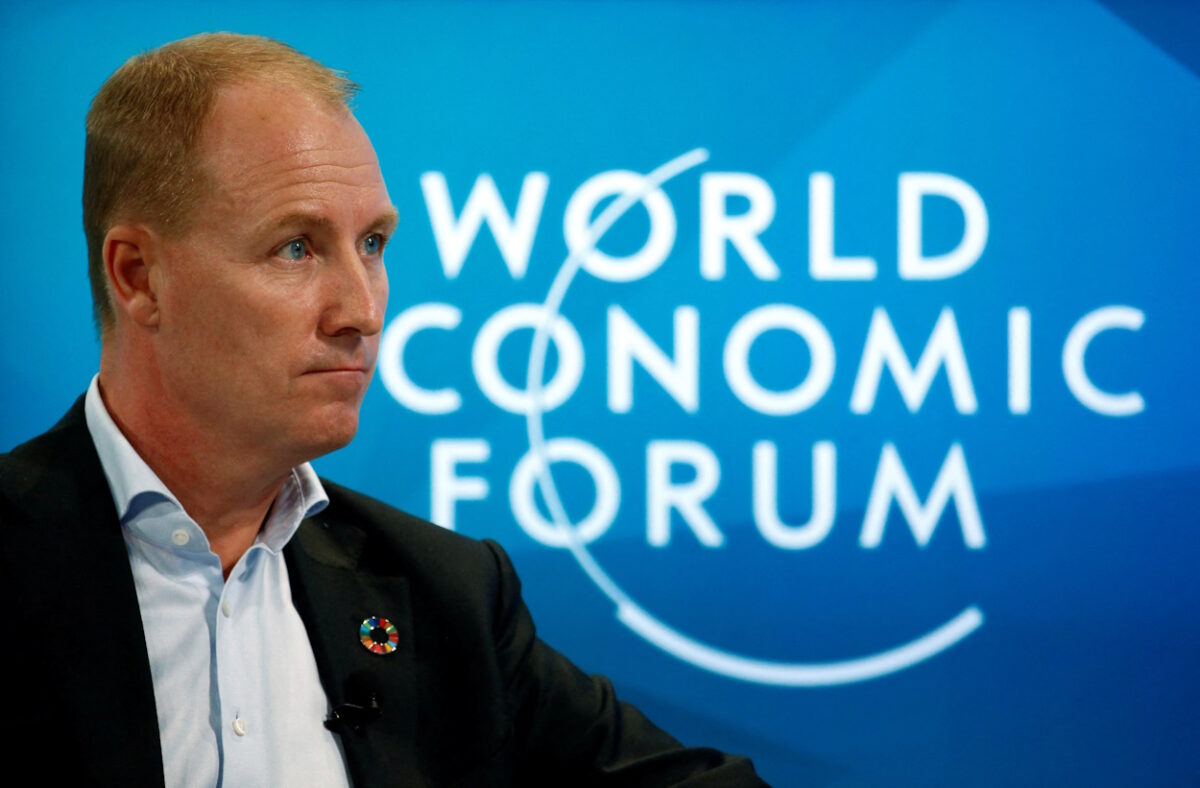 FILE PHOTO: Peter Agnefjall, CEO of the IKEA Group attends the World Economic Forum (WEF) annual meeting in Davos, Switzerland