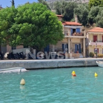 Η βάρκα που βούλιαξε από τη σύγκρουση με το ιστιοπλοΐκό στη Λευκάδα