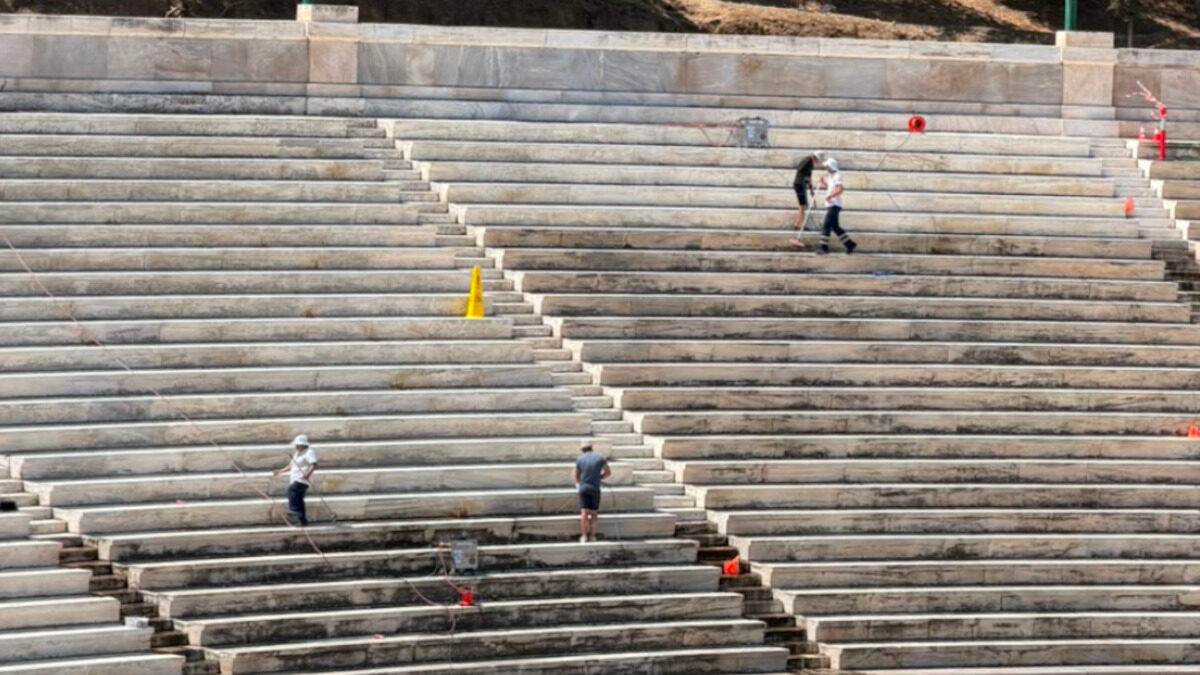 Τα γυαλισμένα μάρμαρα στο Παναθηναϊκό Στάδιο