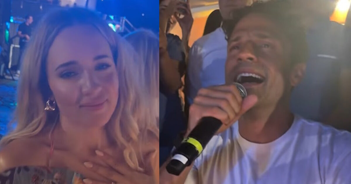 Photo: Newsit Konstantinos Argyros and Kalomira Give Surprise Performances in Kefalonia