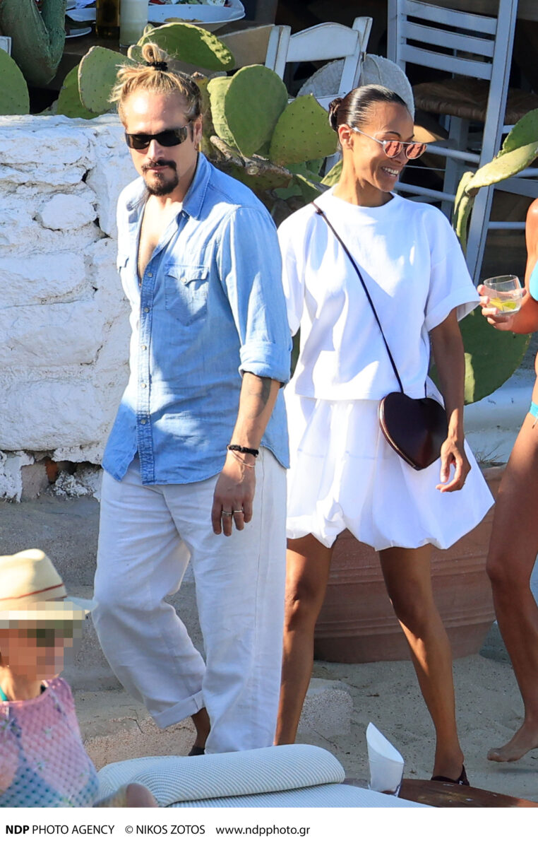 Marco Perego και Zoe Saldana