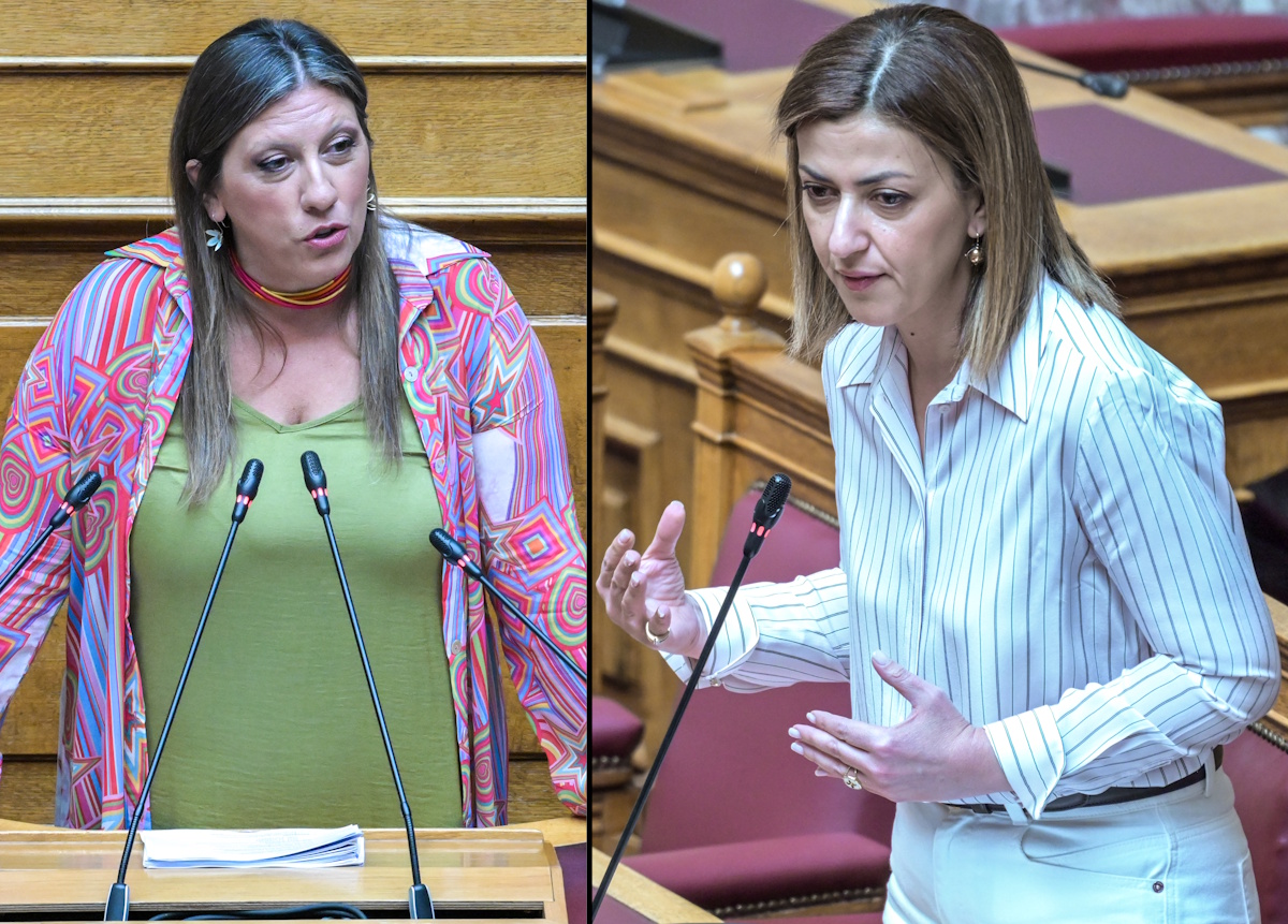 Ζωή Κωνσταντοπούλου και Ειρήνη Αγαπηδάκη