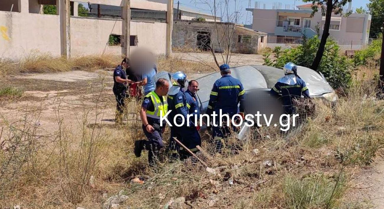 Κόρινθος: 4 τραυματίες σε τροχαίο – Αυτοκίνητο βγήκε από την πορεία του και ανατράπηκε