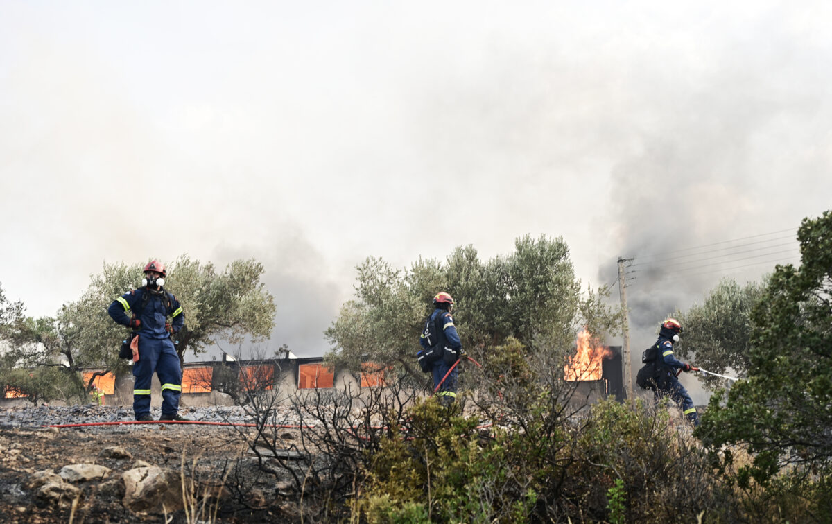 Πυρκαγιά στη περιοχή Κουβαρά Αττικής. Δευτέρα 10 Αυγούστου 2026 (ΚΑΡΑΓΙΑΝΝΗΣ ΜΙΧΑΛΗΣ