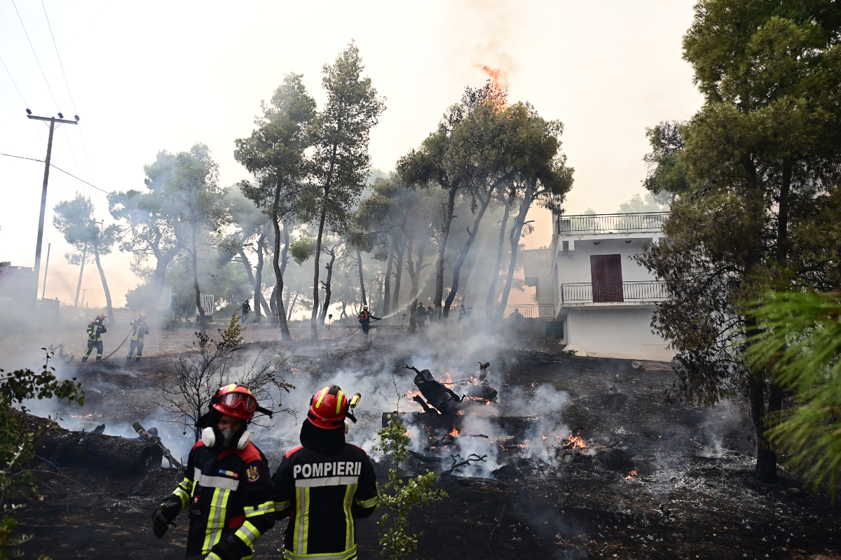 Φωτιά στη Δυτική Αττική