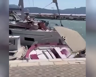 Λευκάδα: Ιστιοφόρο «καρφώθηκε» σε σκάφη που ήταν δεμένα στο λιμάνι του Καλάμου – Δείτε βίντεο