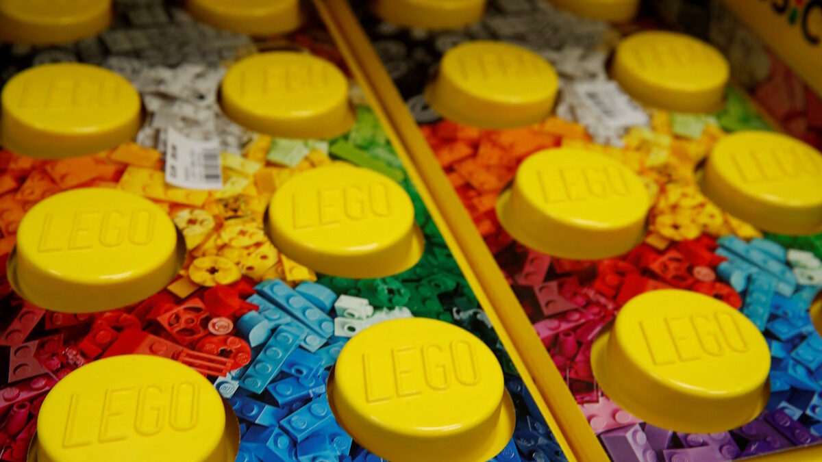 FILE PHOTO: Sets of Lego bricks are seen at a toy store in Bonn, Germany, September 5, 2017