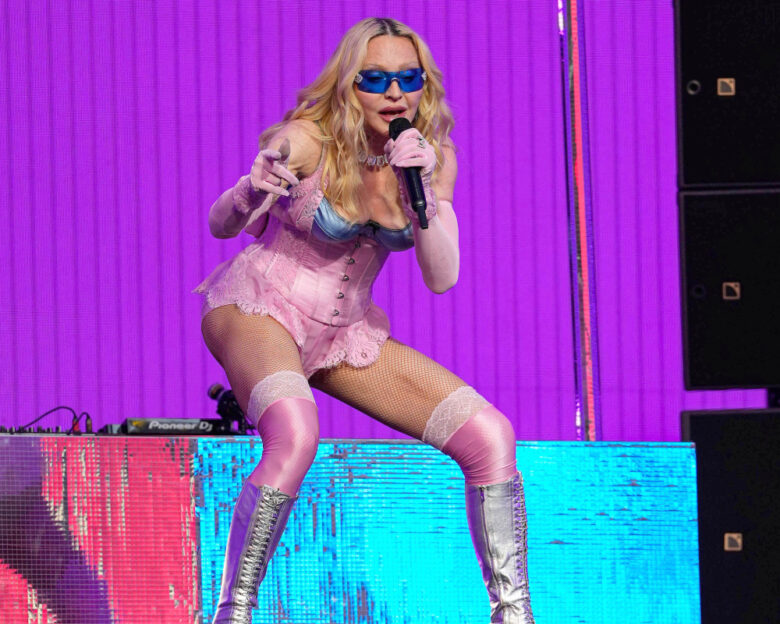 6/4/26 Madonna performing in concert on June 4, 2026 at the TSX Stage in Times Square, Manhattan, New York City. (NYC)