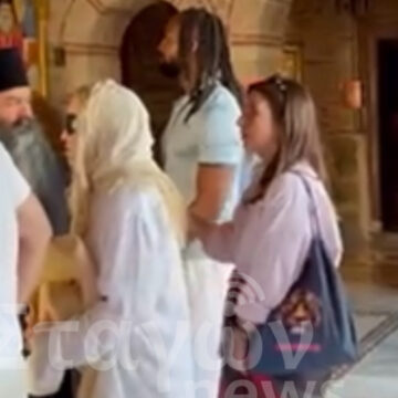 Η Madonna στα Μετέωρα