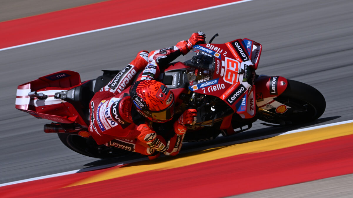 Marc Marquez of Ducati